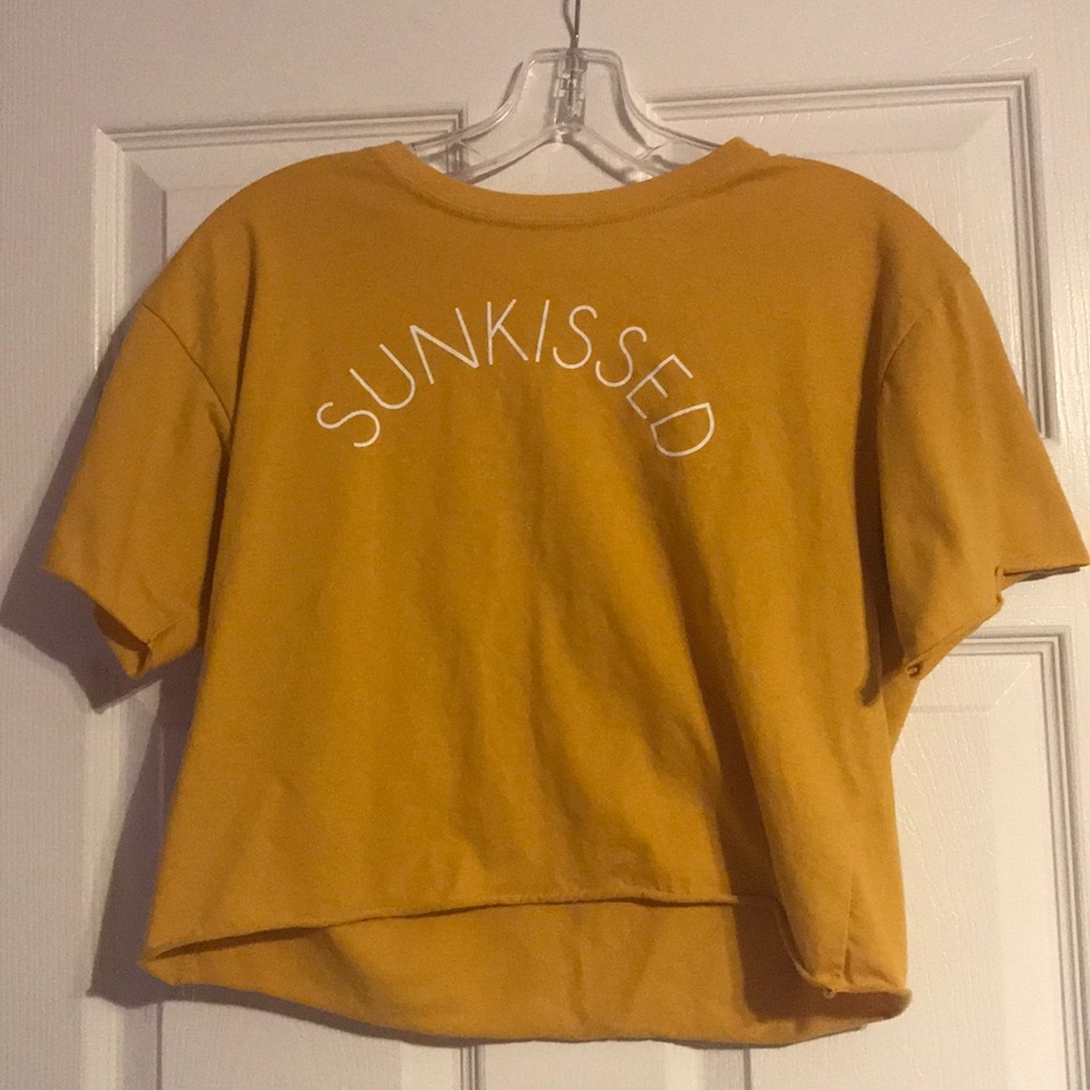 “Sun kissed” crop top